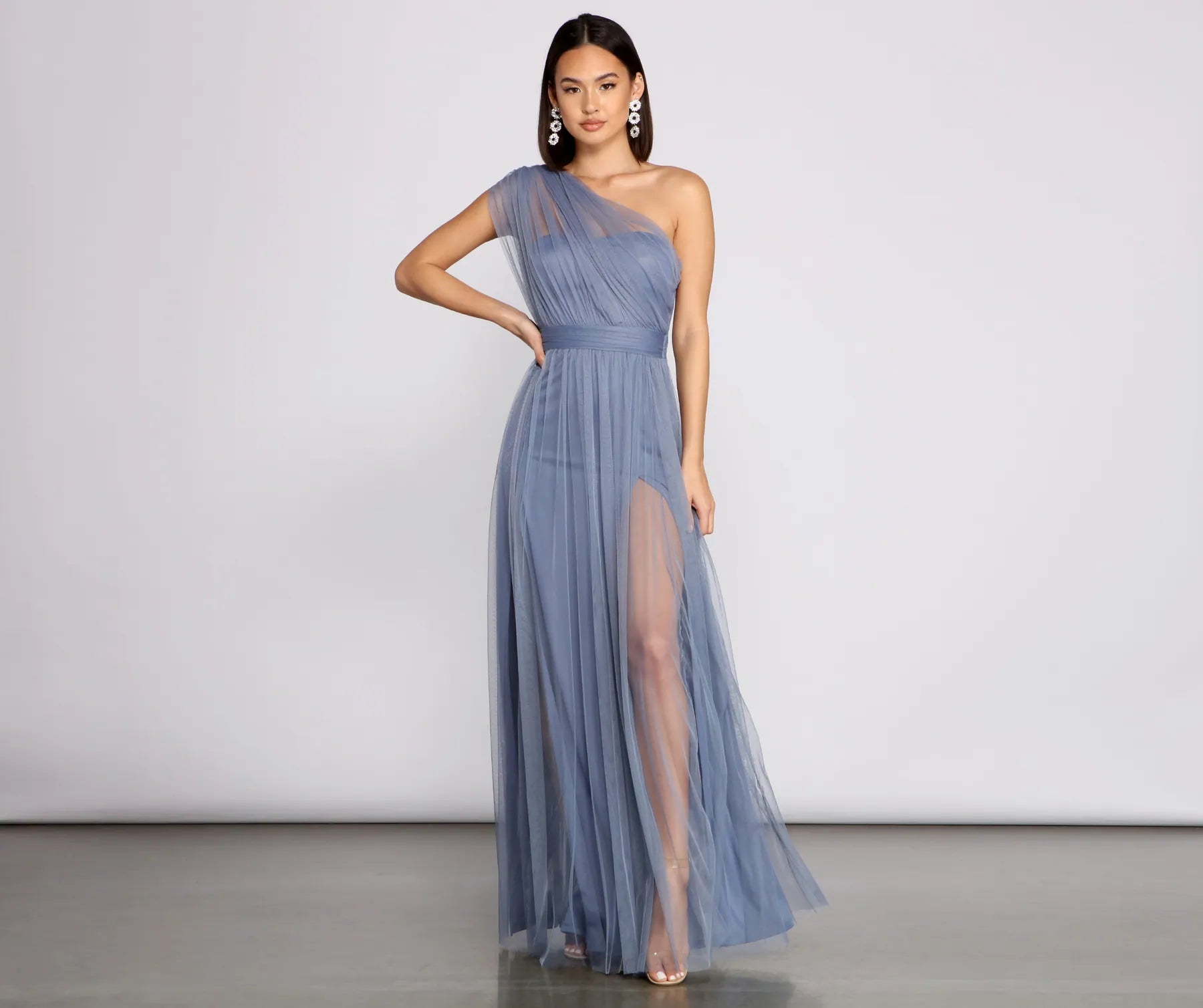 Rebecca Tulle A-Line Formal Dress - Image 4
