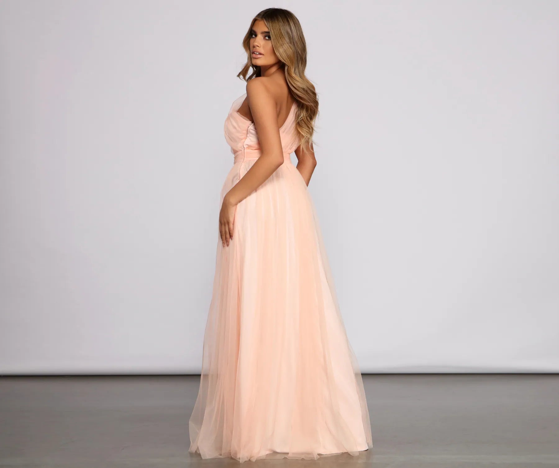 Rebecca Tulle A-Line Formal Dress - Image 7