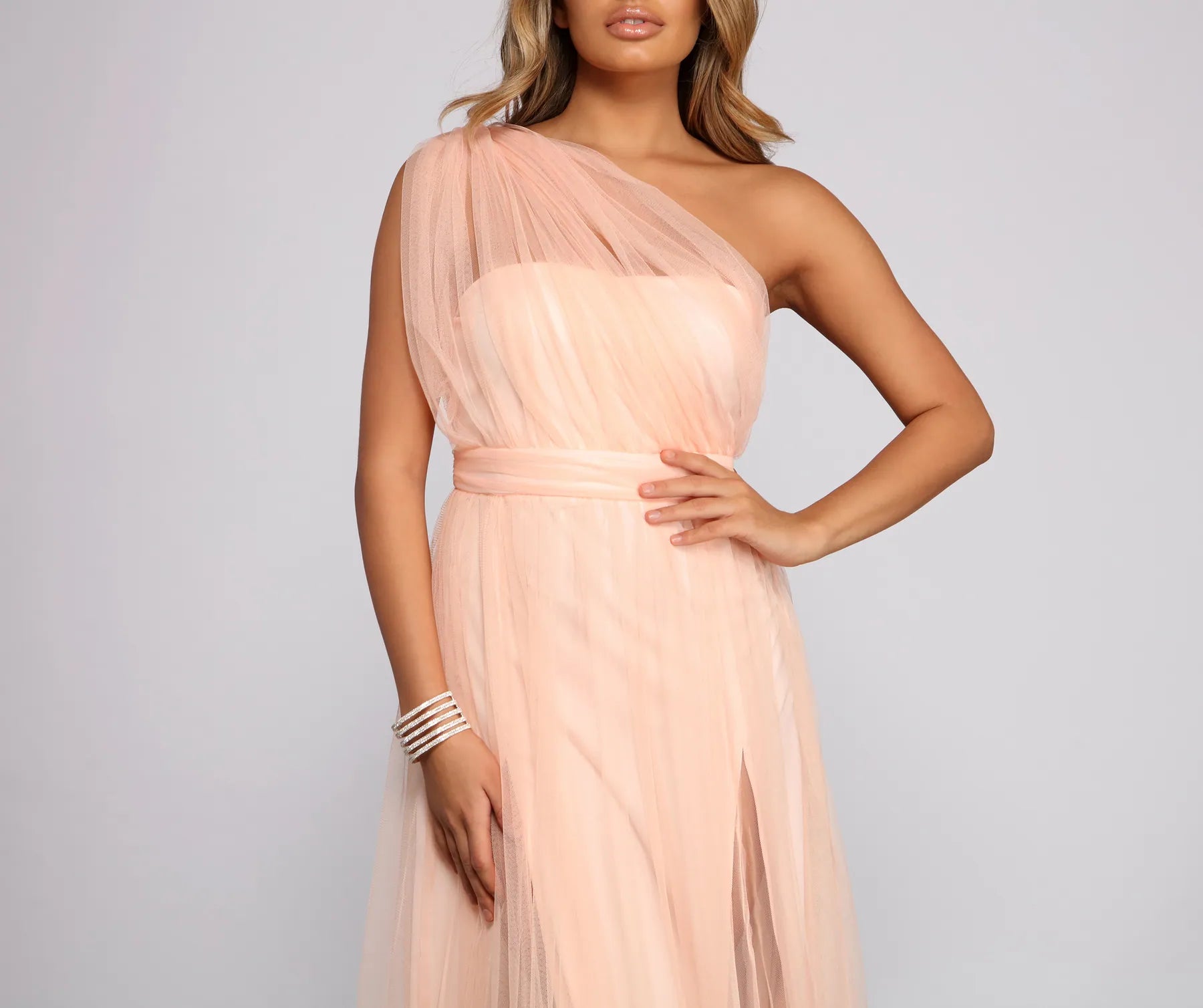 Rebecca Tulle A-Line Formal Dress - Image 8