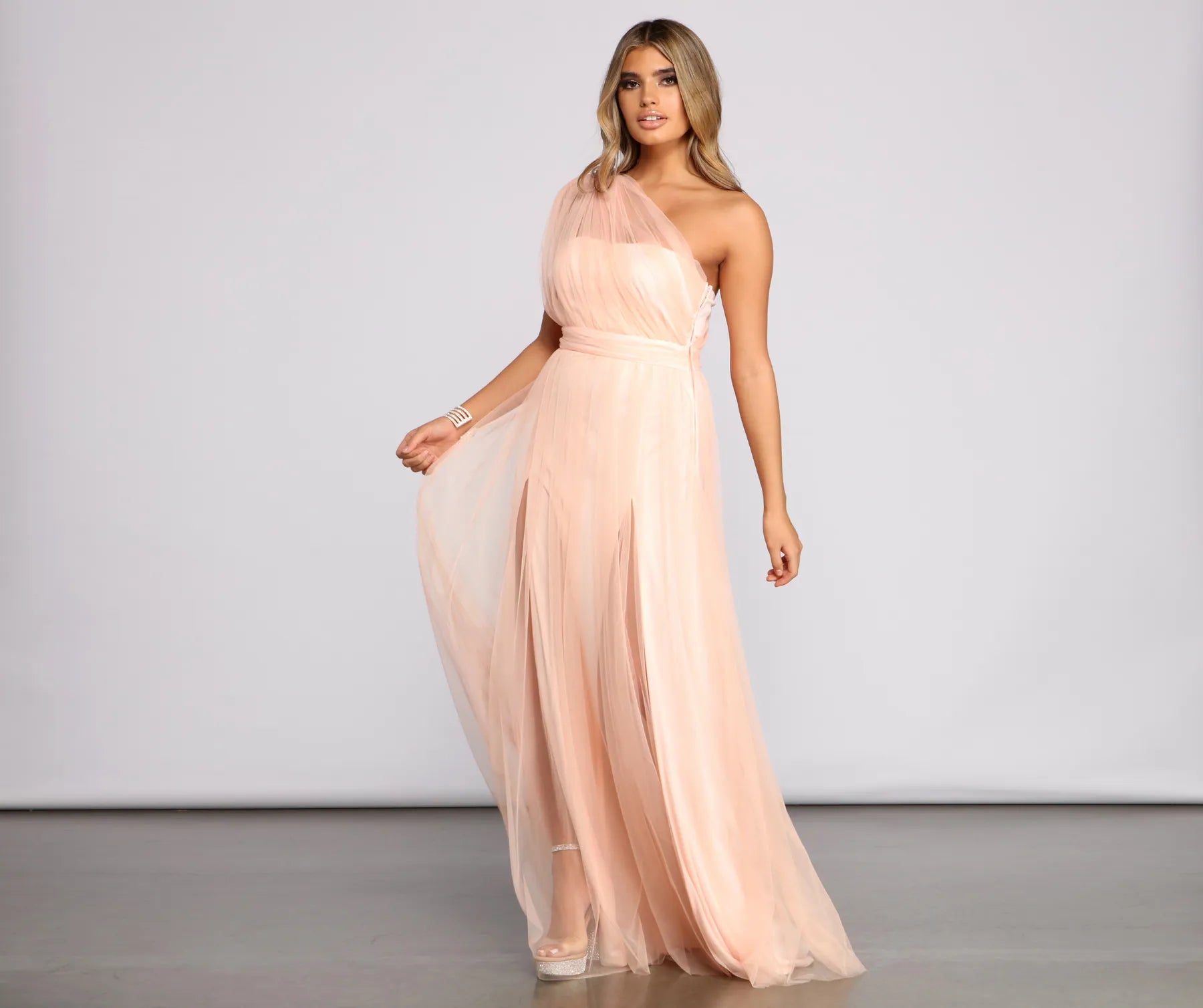 Rebecca Tulle A-Line Formal Dress - Image 9