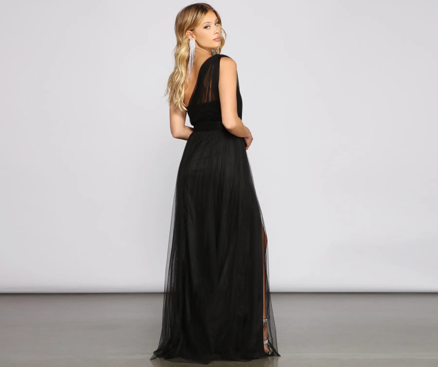 Rebecca Tulle A-Line Formal Dress - Image 12