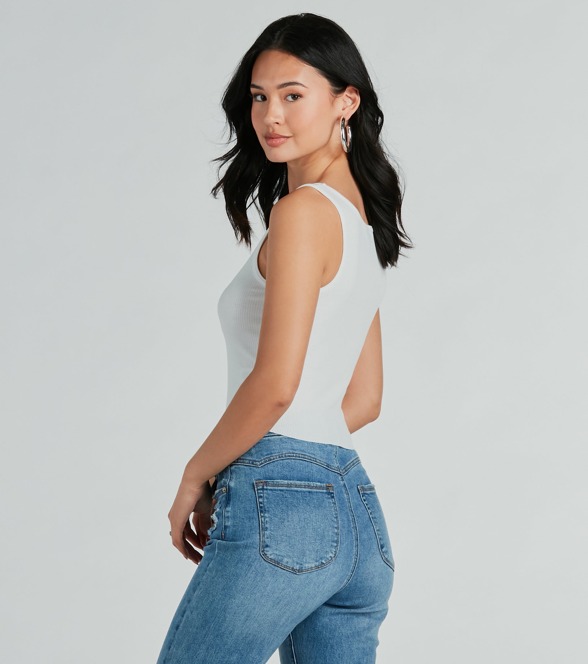 Feeling Lucky Graphic Tank Crop Top - Image 4