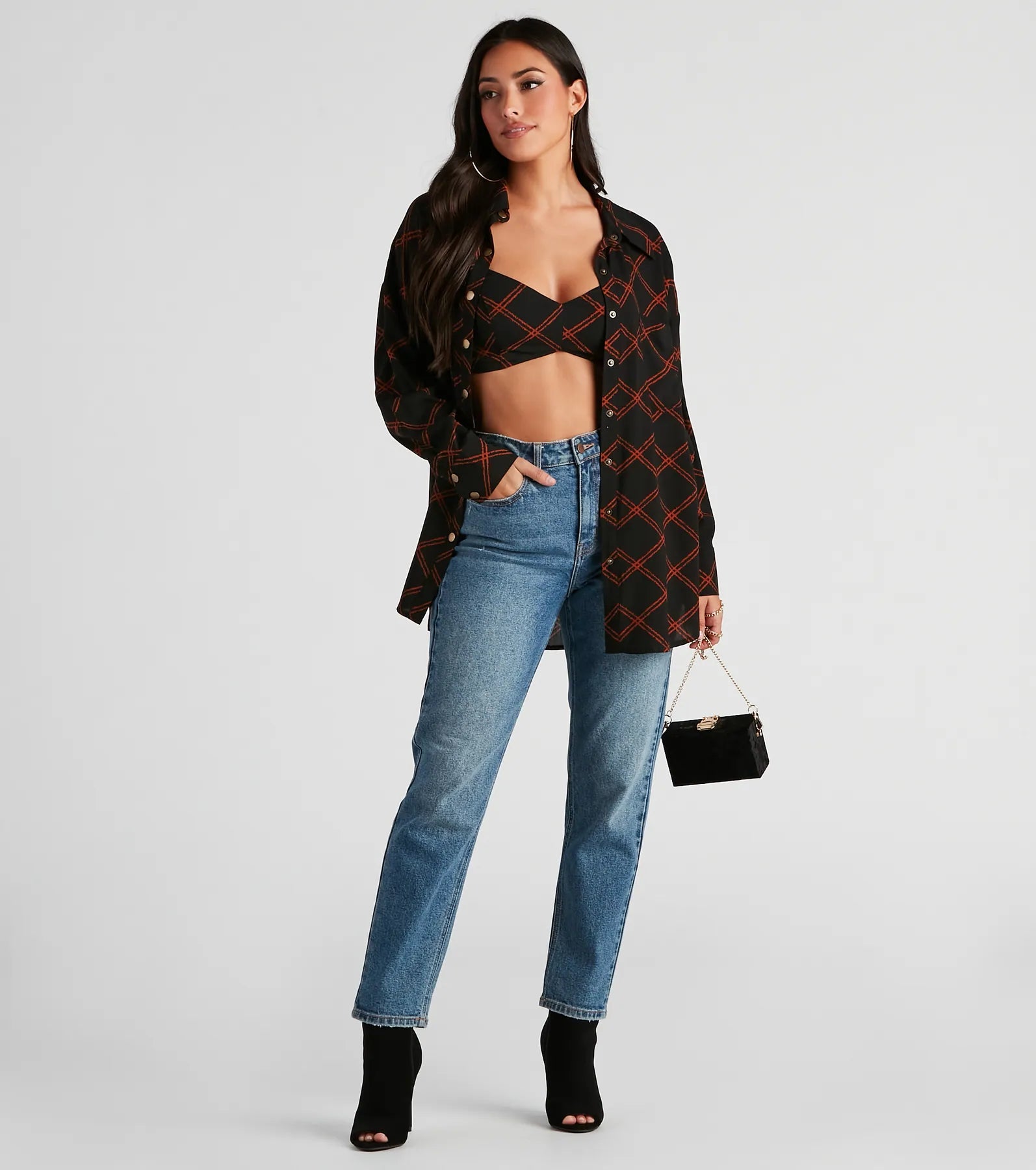 All The Trendy Vibes Button-Up Top - Image 3