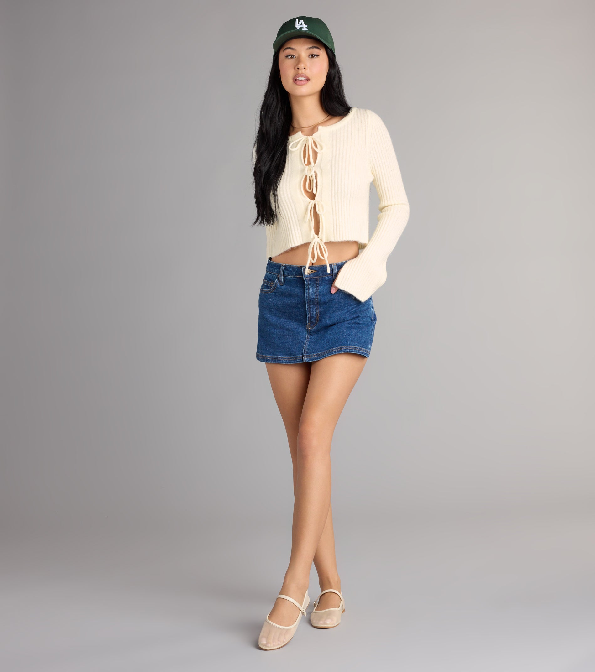 Cozy Charm Tie Front Sweater - Image 3