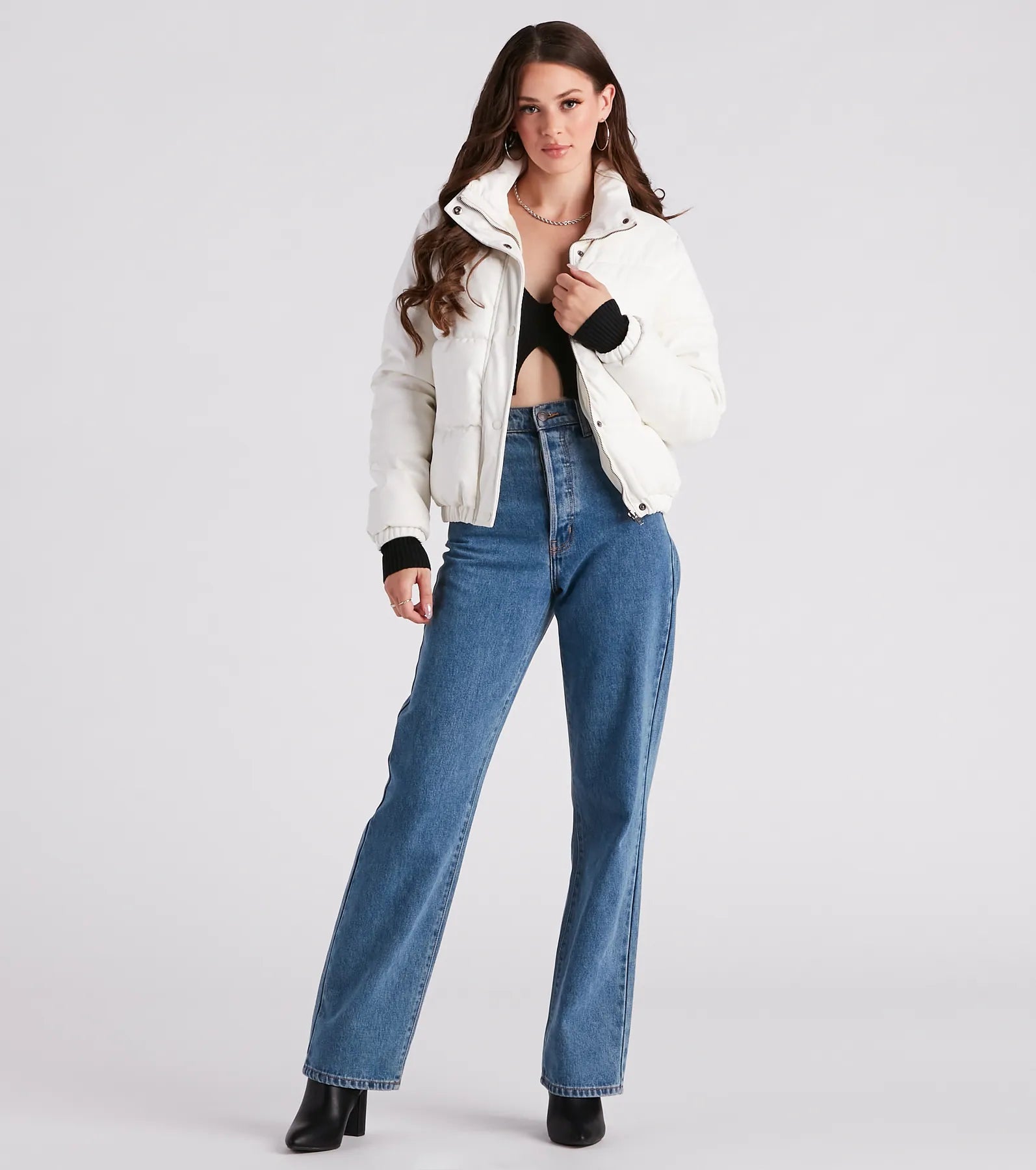 Twice The Love Rib Knit Crop Top - Image 8