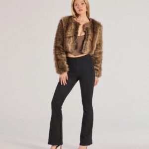 Bring The Drama Flared High-Waist Pants