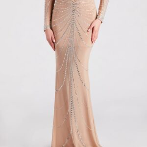 Wrapped In Rhinestone Maxi Skirt