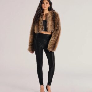 Looking Sleek Faux Leather Leggings