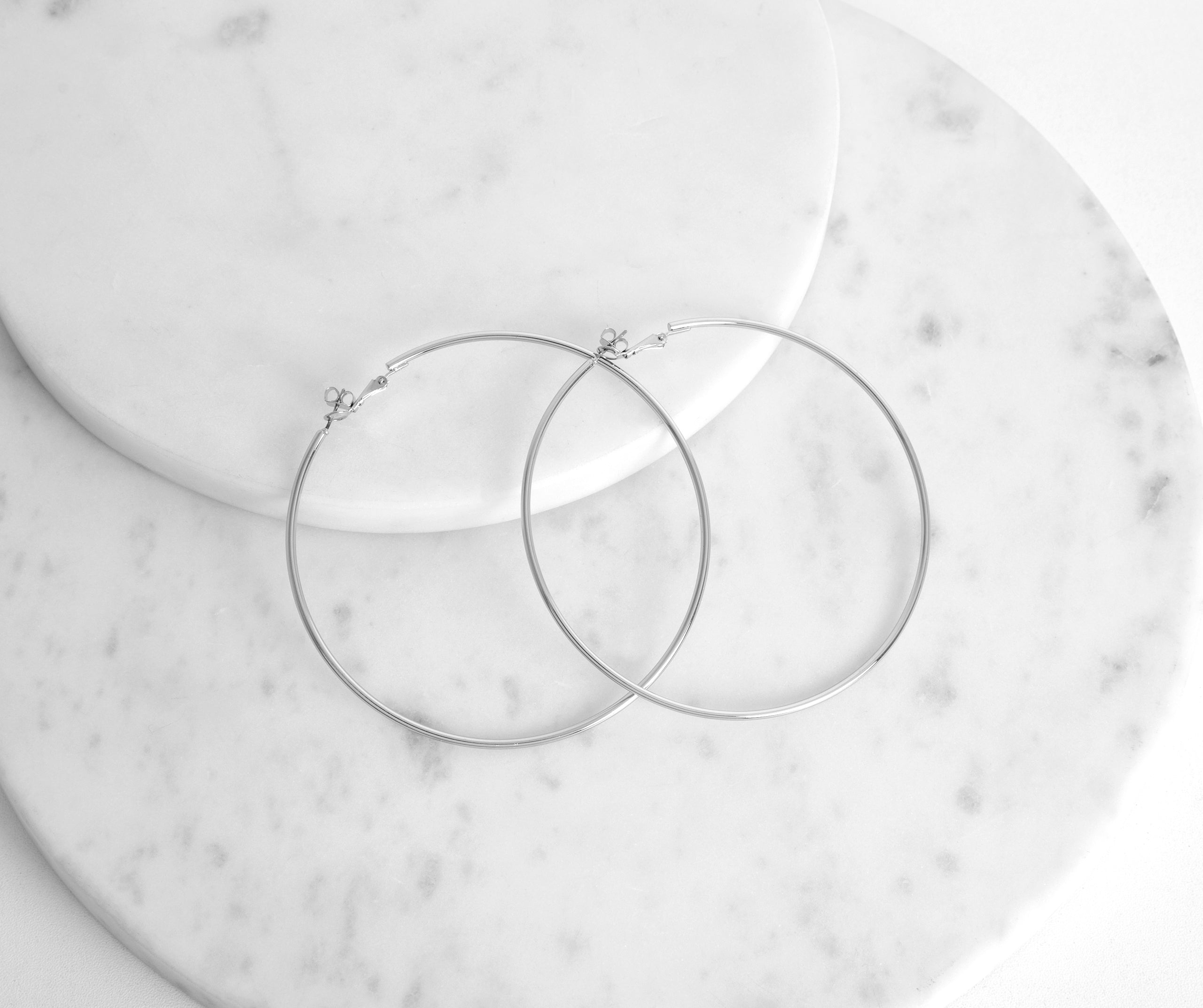 Extra Large Sleek Hoops - Image 3