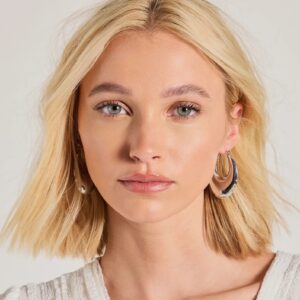 Bold Oval Hoop Earrings
