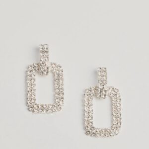 Sparkly Status Rhinestone Statement Earrings