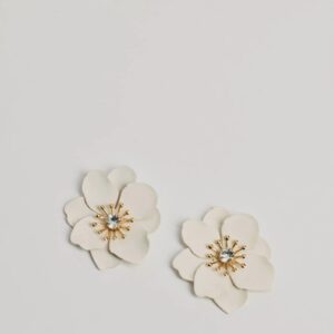 Blooming Glam Flower Stud Earrings