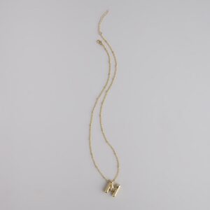 Say It Bold Bubble Letter Charm Necklace