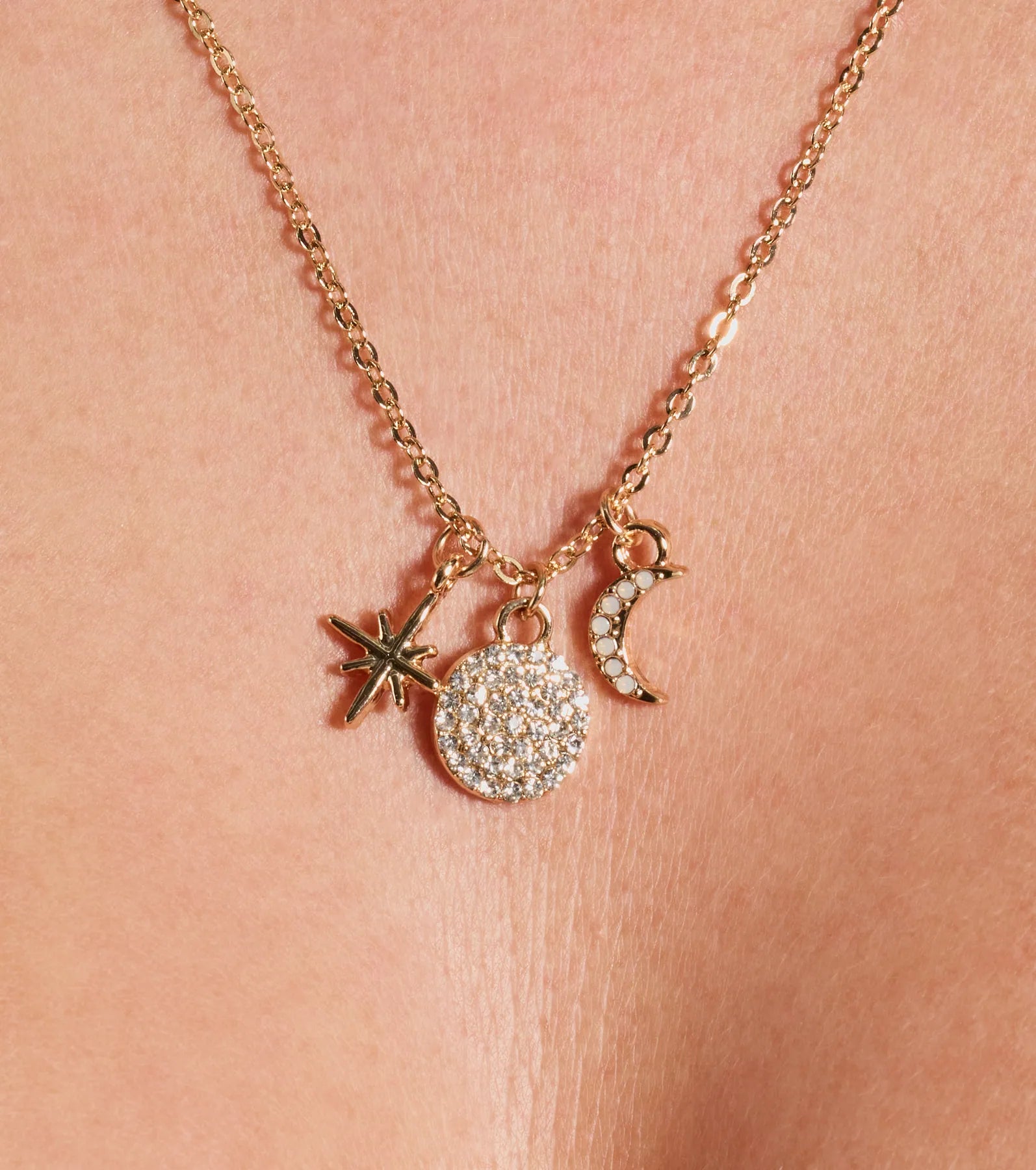 Chic Vibes Celestial Charm Necklace - Image 2