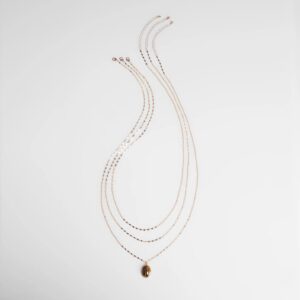 Keep It Gorgeous Three-Pack Stone Pendant Necklace