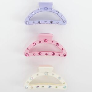 Cute Glamour Rhinestone Hair Claw Clips