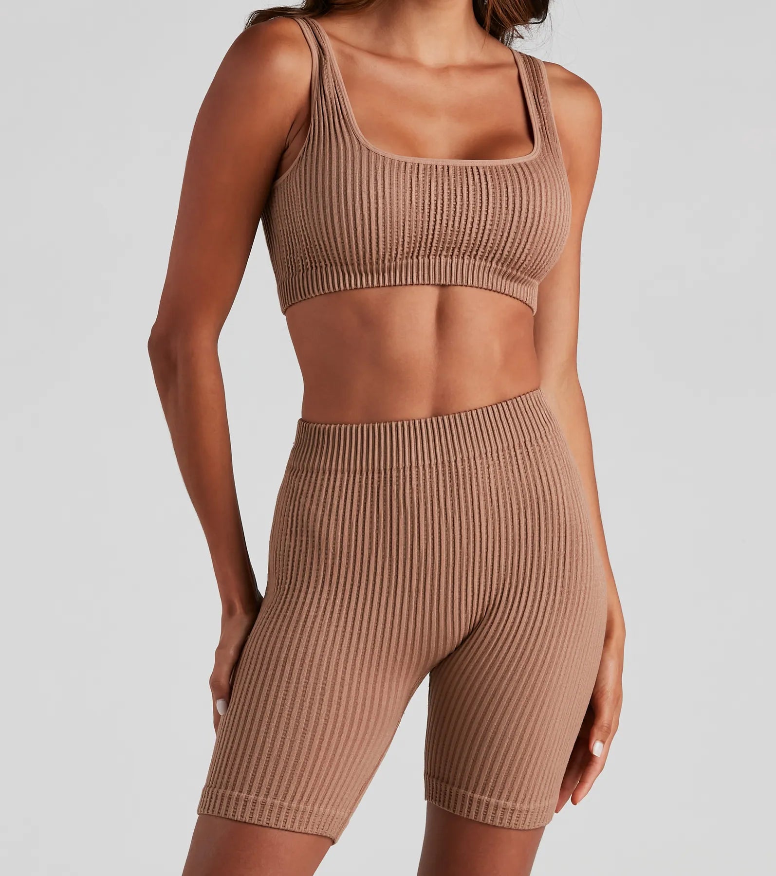 Life Of Leisure Rib Seamless Bra - Image 6