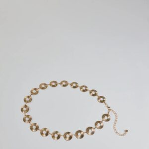 Trendy Textures Disc Chain Belt
