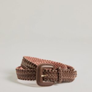 Chic Twist Braided Faux Leather Belt