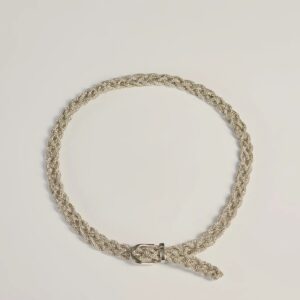 Definition Of Glam Rhinestone Braided Belt