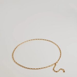 Stylishly Sleek Chain-Link Belt