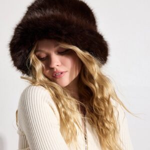 Cozy Bliss Faux Fur Bucket Hat
