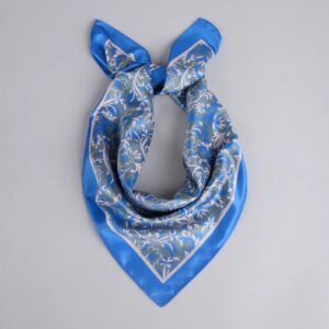 Cause A Stir Floral Satin Scarf