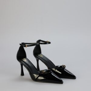 Point Taken Closed Toe Buckle Pumps