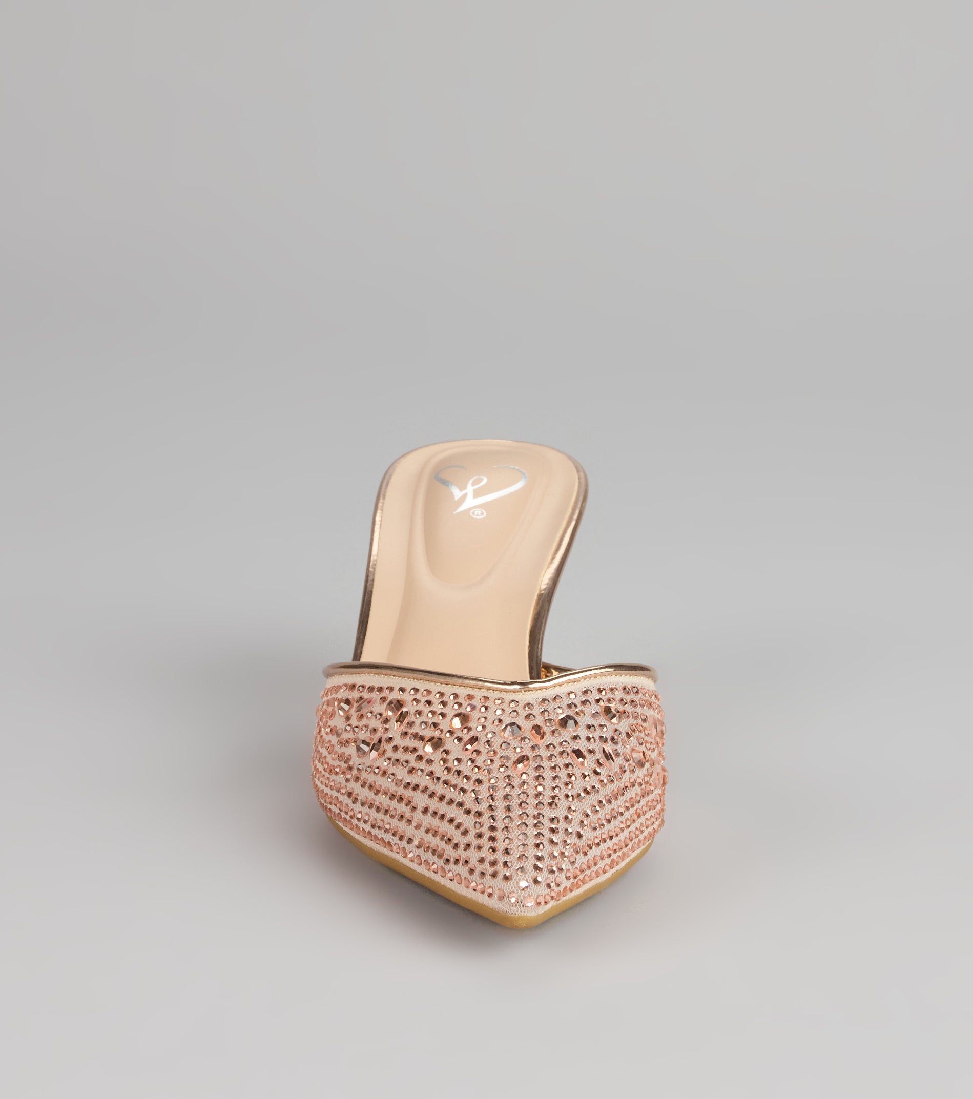 Crystal Beam Pointed Toe Mules - Image 3