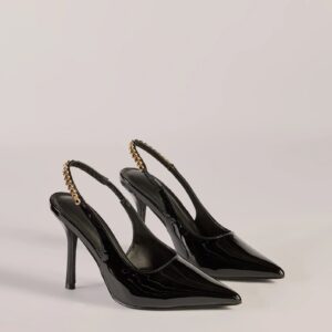 Sleek Strut Slingback Stiletto Pumps