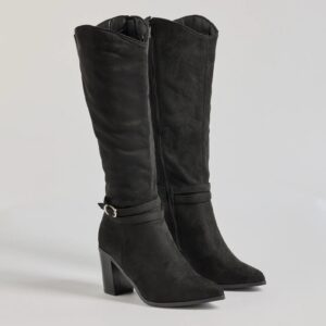 Fab Slay Buckle Strap Under-The-Knee Boots