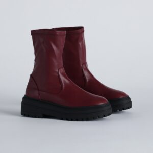 Get My Attention Fitted Ankle Combat Boots