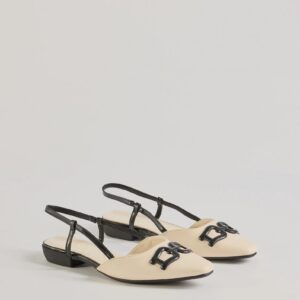 Vintage Charm Slingback Flats